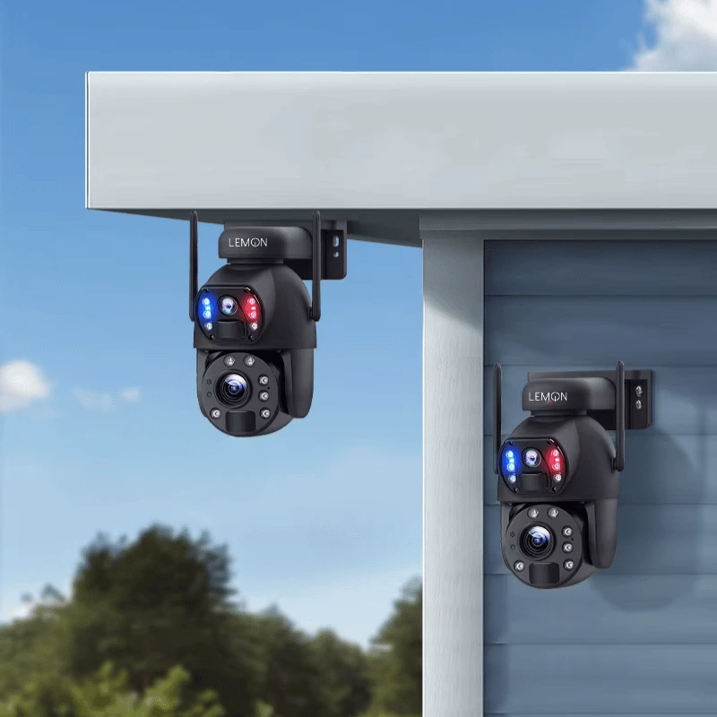 Solarna kamera 20x zoom z dwoma obiektywami śledząca obrotowa do monitoringu Lemon Vega